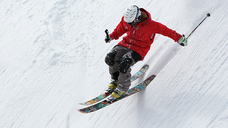 スキー　滑走