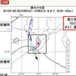 北海道地震　震度6強