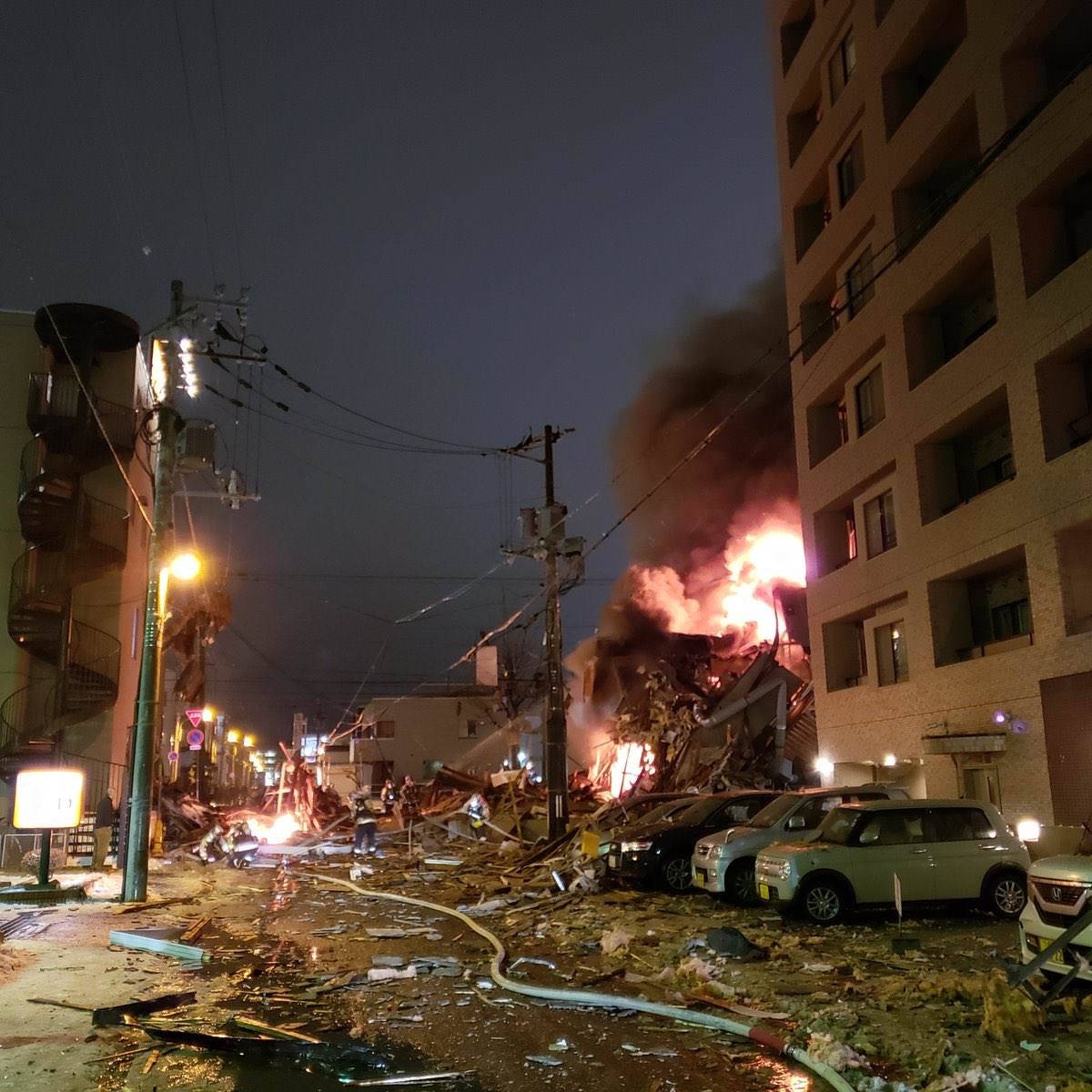 札幌の飲食店で爆発