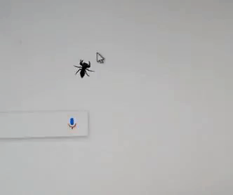 クモ　マウスカーソル　GIF