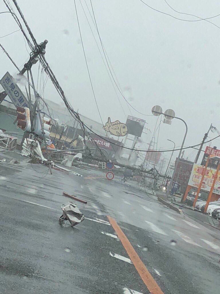 2018年台風21号　被害状況