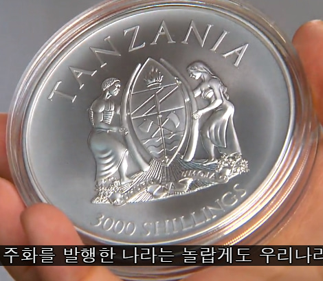 韓国製コイン　タンザニア独島コイン