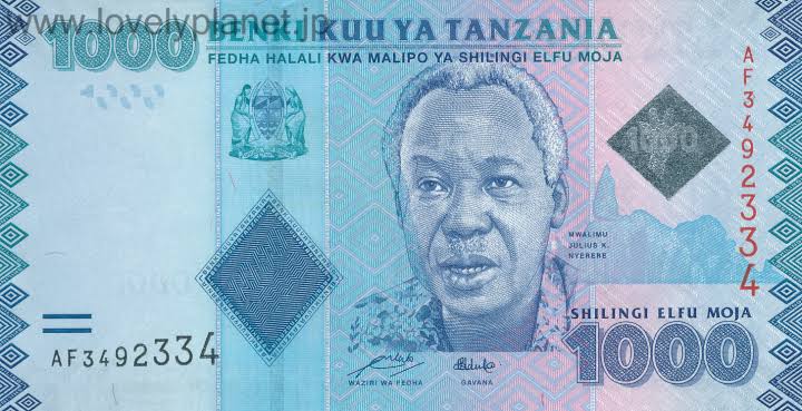 タンザニアの紙幣