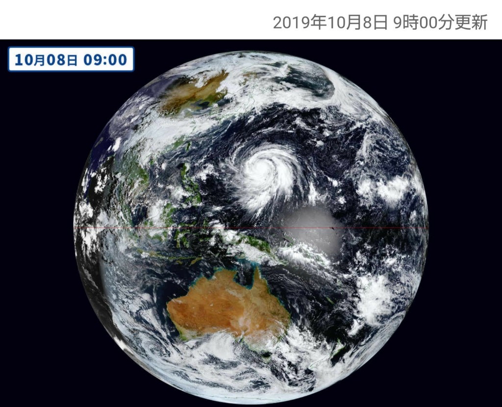 2019　台風19号　でかい　大きい