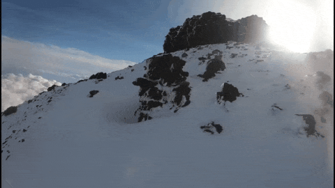 ニコ生主　富士山　滑落　映像　画像　GIF