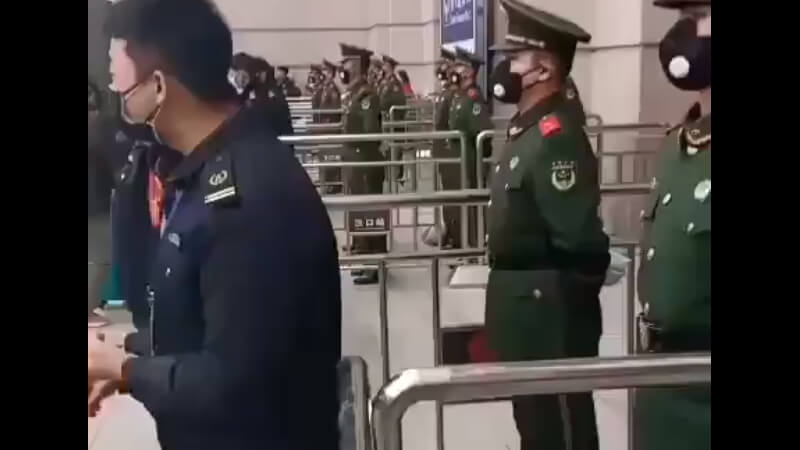 中国　武漢　閉鎖