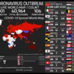 コロナウイルス　感染状況　世界