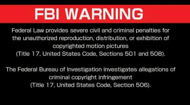 FBI　WARNING