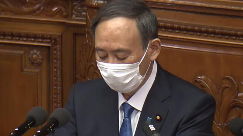 菅首相　施政方針演説　東京五輪