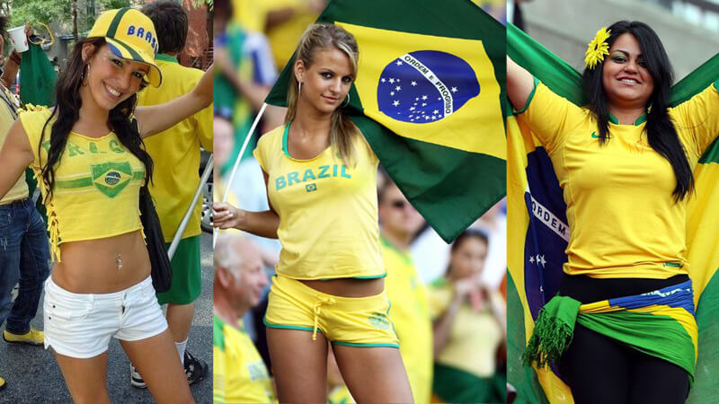 ブラジル　サッカー　サポーター
