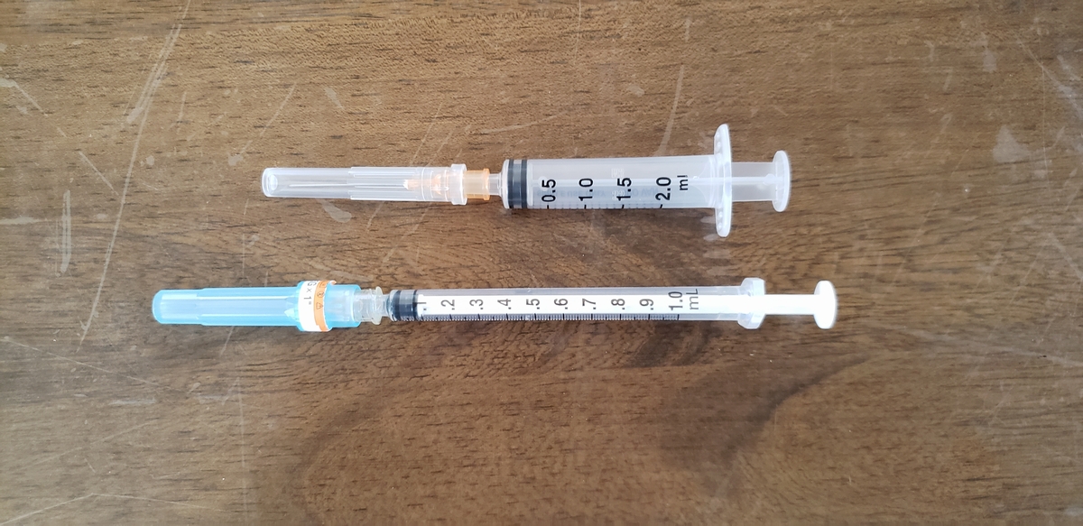 ワクチン接種用　注射器
