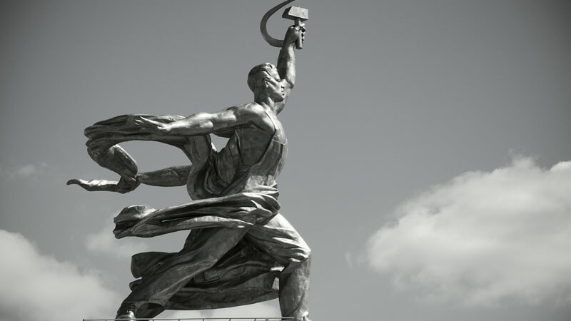 労働者 記念碑 モスクワ
